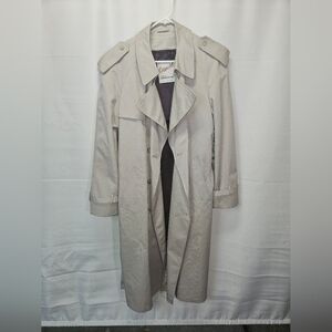 Vintage Clipper Mist Khaki Trench Coat